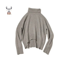 Custom OEM Pure Cashmere Knitting Casual Clothes Knit Pullover Women Sweater